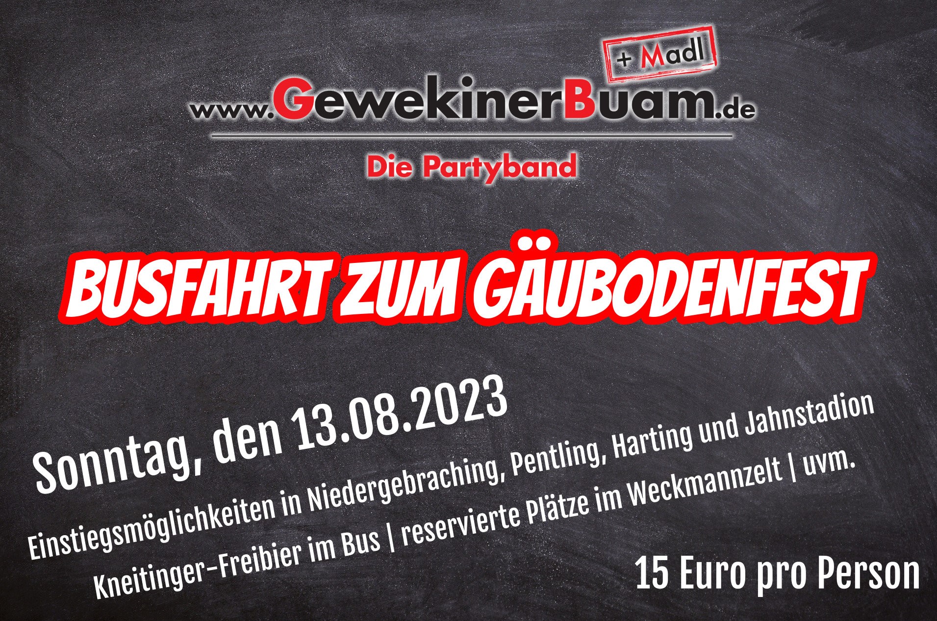 Read more about the article Busfahrt zum Gäubodenfest 2023